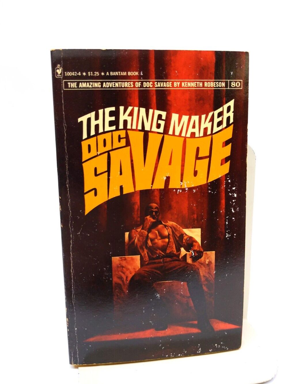 Vintage Doc Savage #80 - The King Maker - Mass Media Paperback Book
